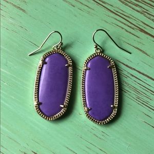 Light purple Kendra Scott Elle earrings